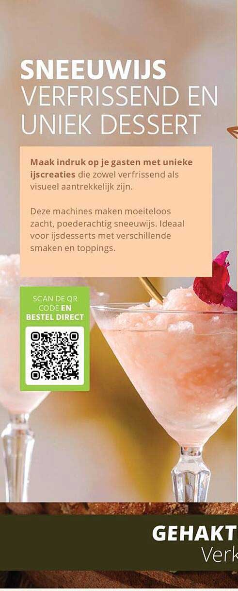 Sneeuwijs Verfrissend en Uniek Dessert