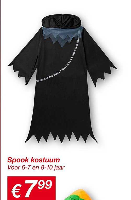 Spook kostuum Voor 6-7 en 8-10 jaar