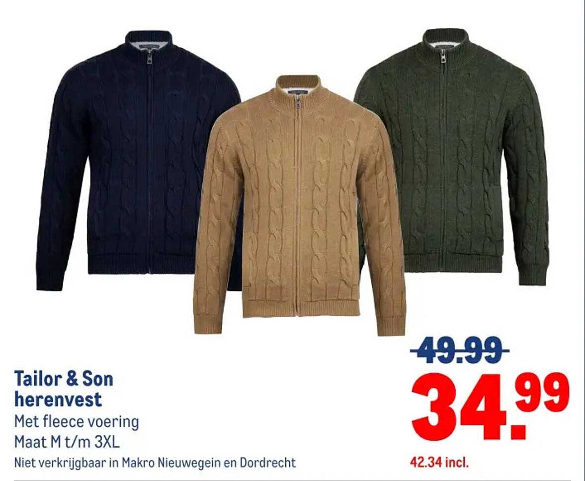 Tailor & Son herenvest