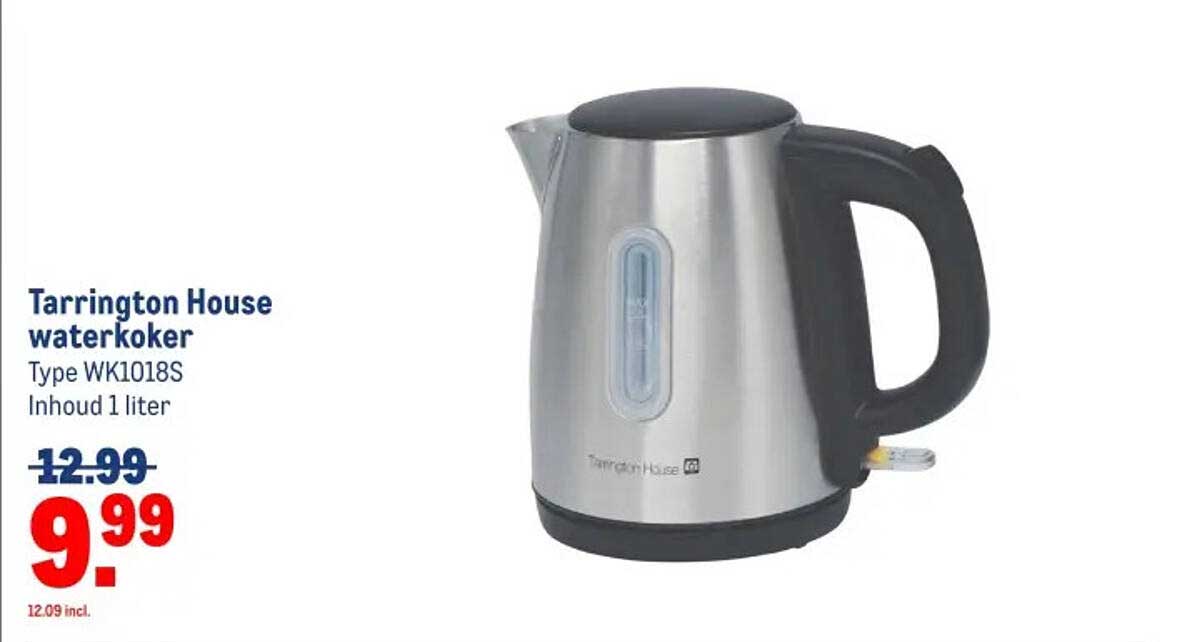 Tarrington House waterkoker Type WK1018S Inhoud 1 liter