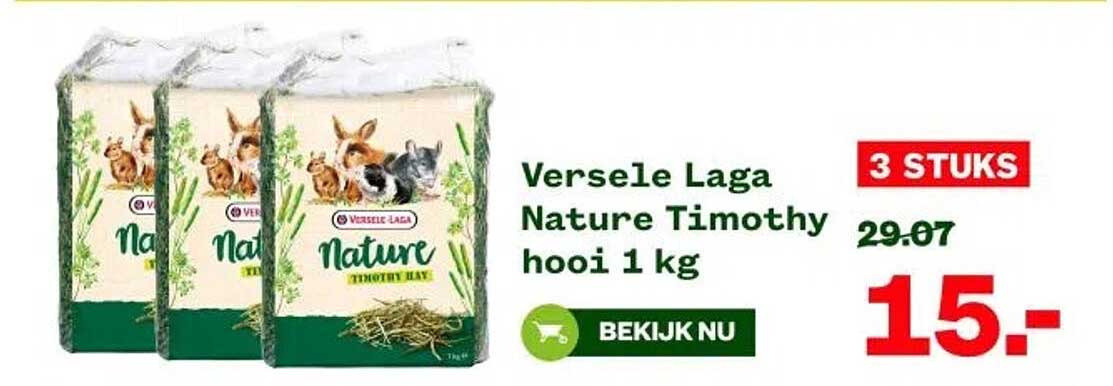 Versele Laga Nature Timothy hooi 1 kg