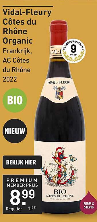Vidal-Fleury Côtes du Rhône Organic