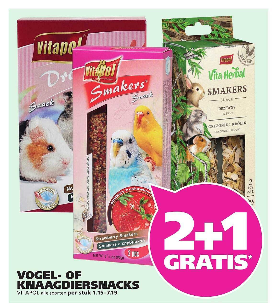 VOGEL- OF KNAAGDIERSNACKS