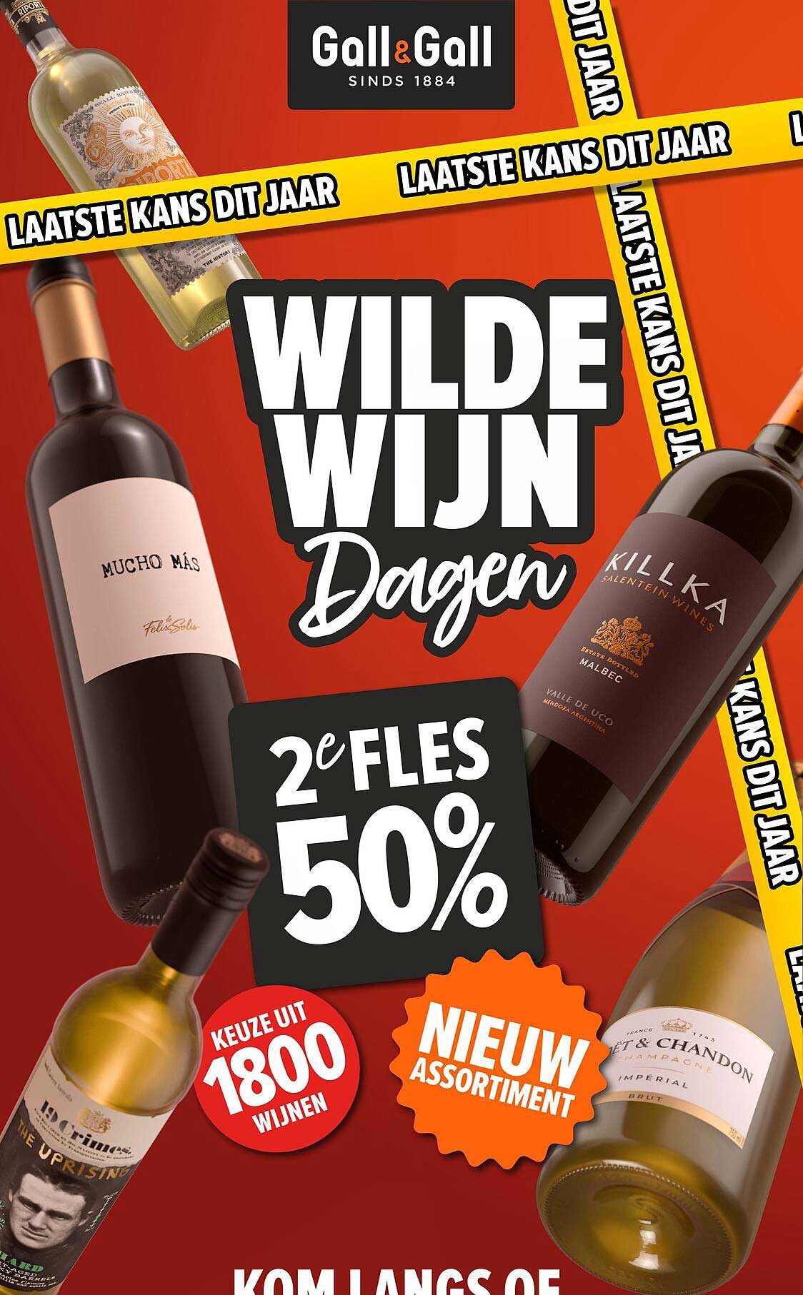 WILDE WIJN Dagen: 2e FLES 50%