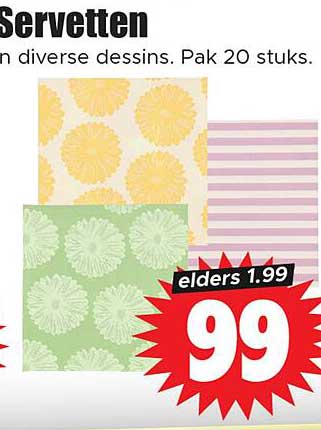 Renova Art De La Table papieren servetten, wit, 90 stuks