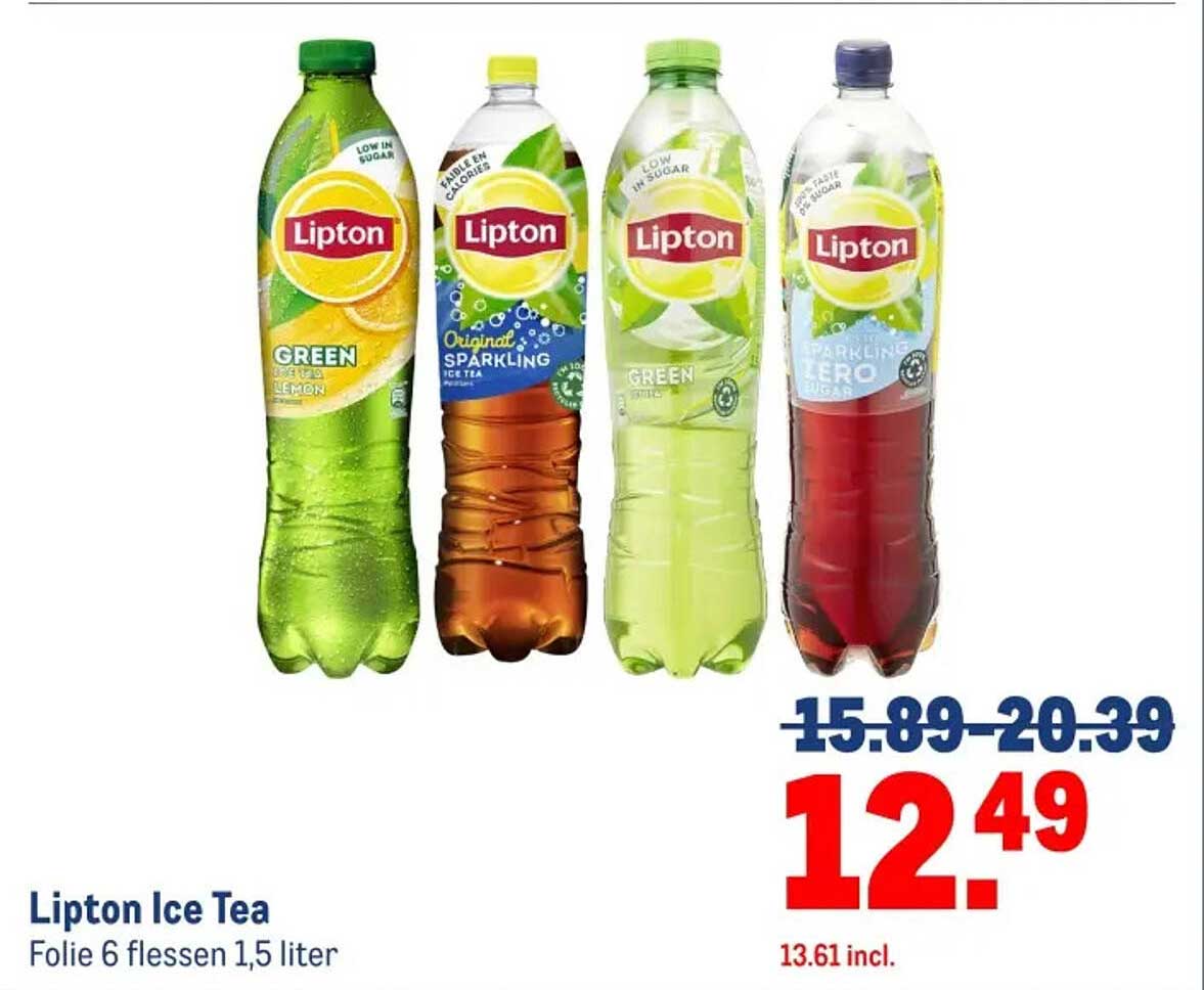 Lipton Ice Tea Folie 6 flessen 1,5 liter