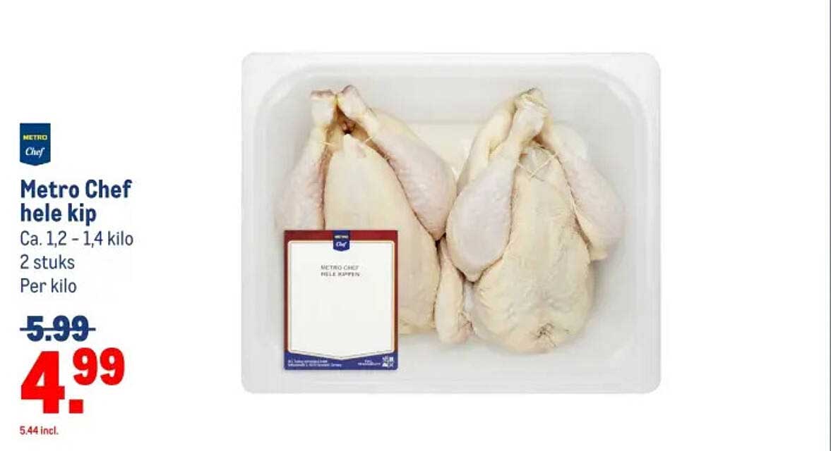Metro Chef hele kip