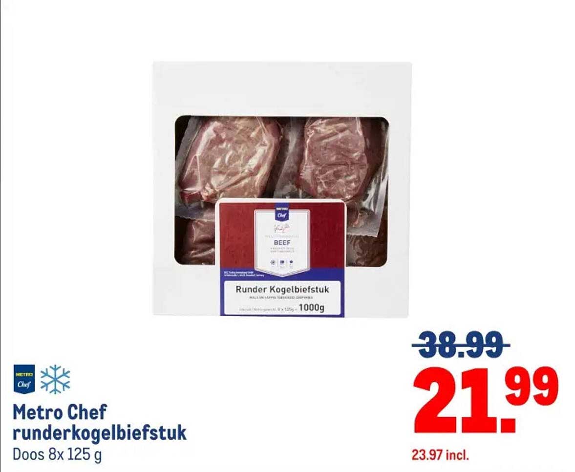Metro Chef runderkogelbiefstuk