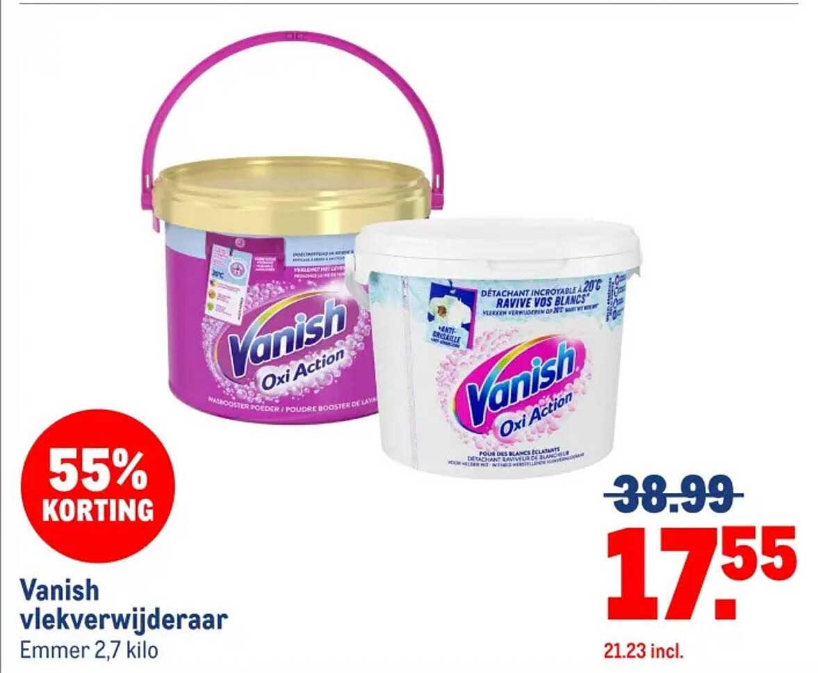 Vanish vlekverwijderaar Emmer 2,7 kilo