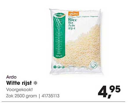 Ardo Witte rijst ❄ Voorgekookt