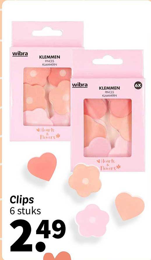 Klemmen 6 stuks