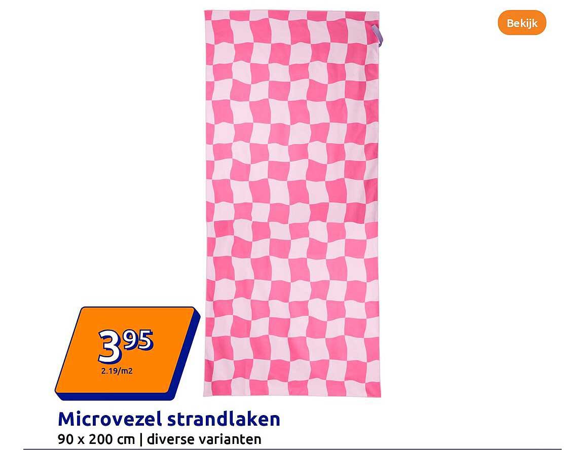 Microvezel strandlaken 90 x 200 cm | diverse varianten