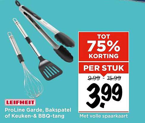 ProLine Garde, Bakspatel of Keuken-& BBQ-tang