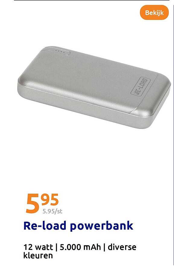 Re-load powerbank
