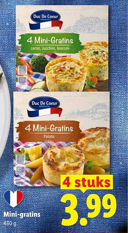 4 Mini-Gratins
