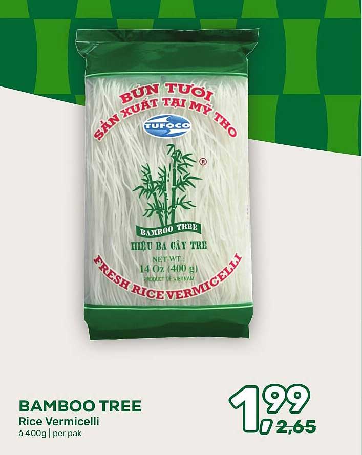 BAMBOO TREE Rice Vermicelli á 400g | per pak