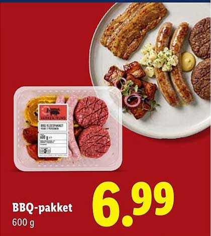 BBQ-pakket 600 g