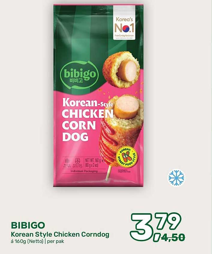 BIBIGO Korean Style Chicken Corndog
