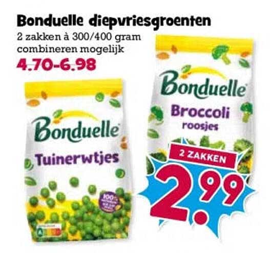 Bonduelle diepvriesgroenten