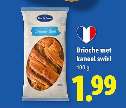 Brioche met kaneel swirl 400 g
