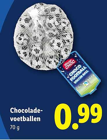 Chocolade-voetballen 70 g