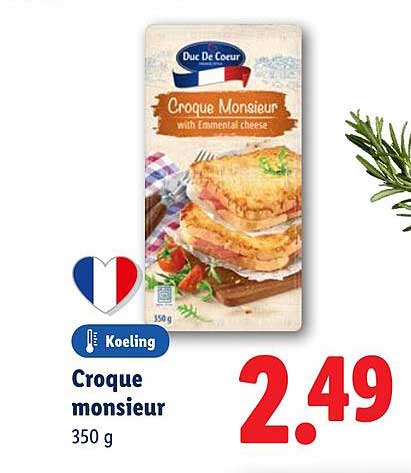 Croque monsieur 350 g