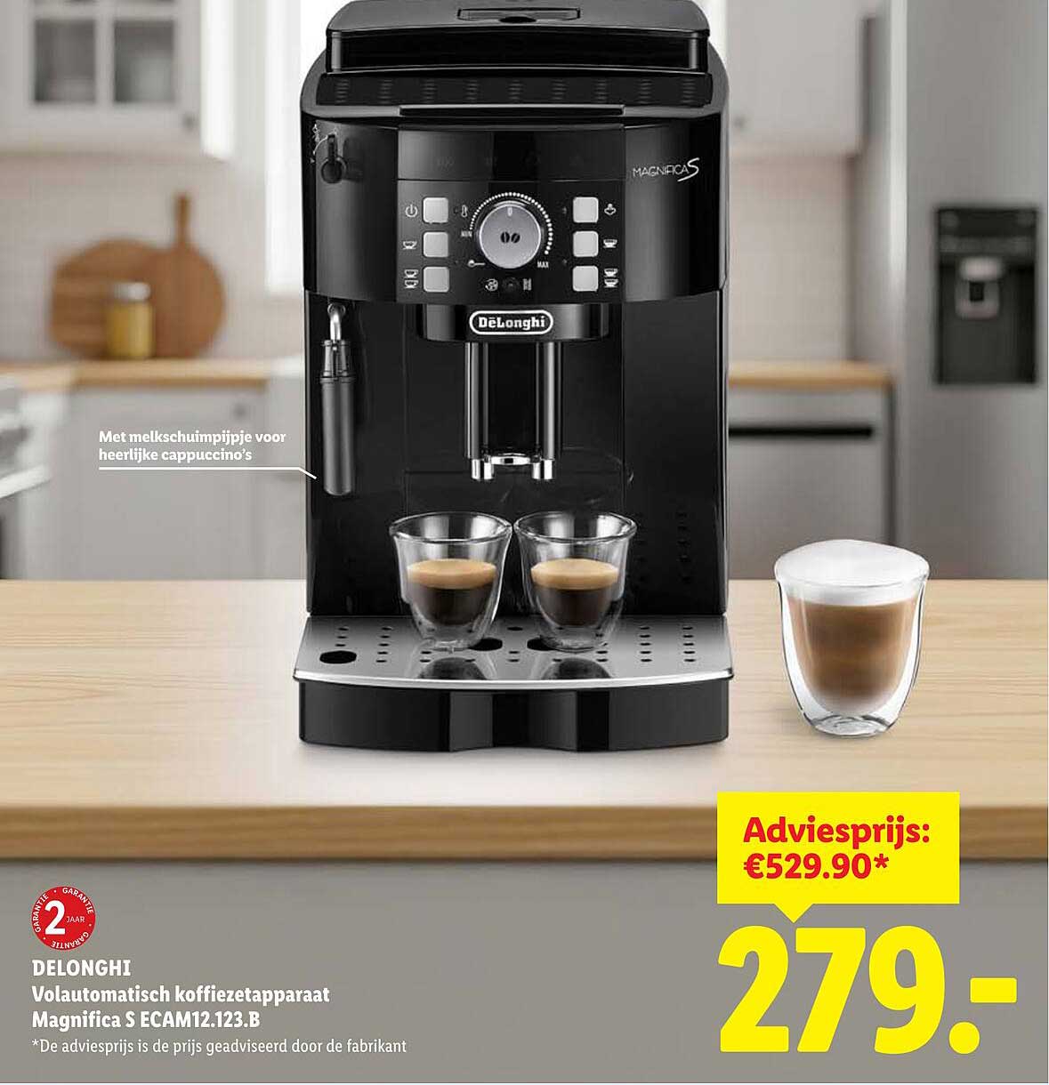 DELONGHI Volautomatisch koffiezetapparaat Magnifica S ECAM12.123.B
