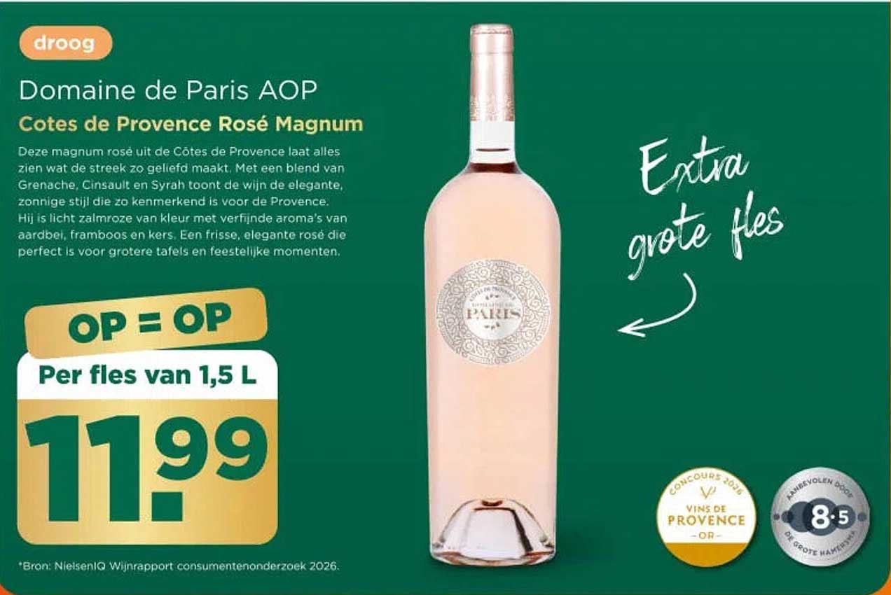 Domaine de Paris AOP Côtes de Provence Rosé Magnum