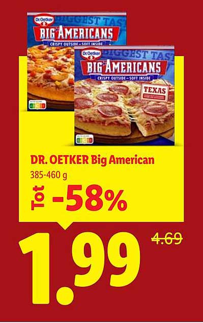 DR. OETKER Big American Tot -58%
