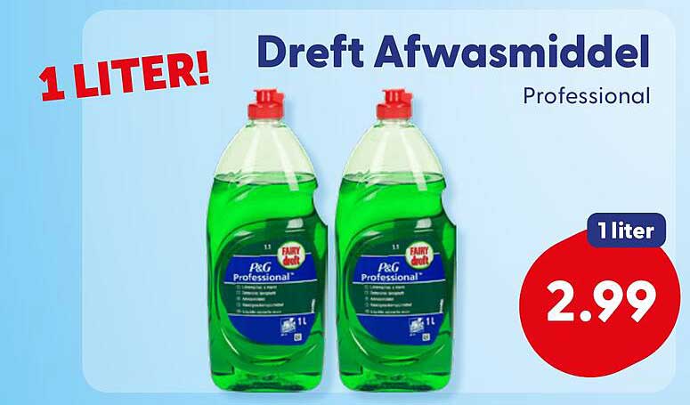 Dreft Afwasmiddel Professional 1 liter