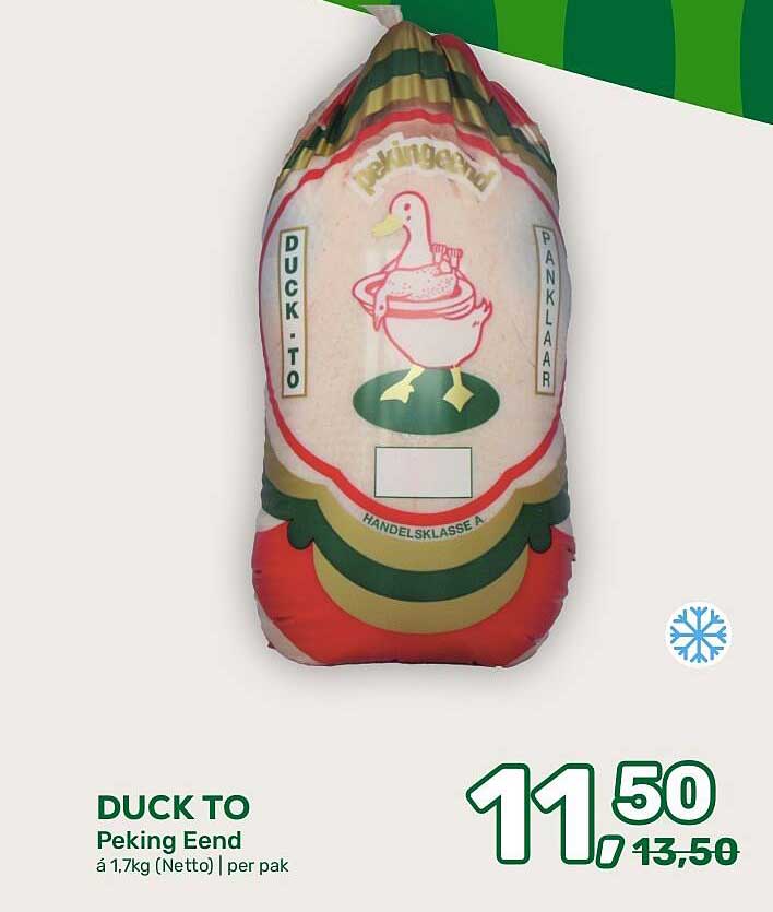 DUCK TO Peking Eend à 1,7kg (Netto) | per pak