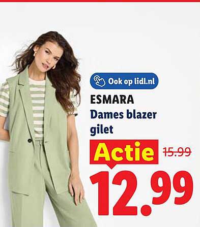 ESMARA Dames blazer gilet Actie