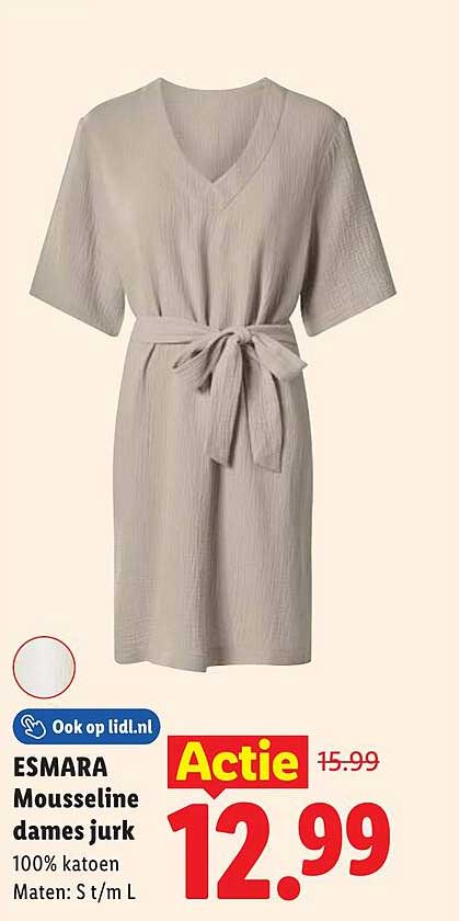 ESMARA Mousseline dames jurk