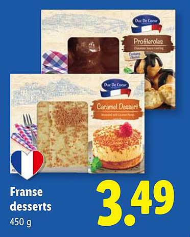 Franse desserts 450 g