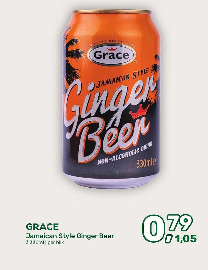 GRACE Jamaican Style Ginger Beer á 330ml | per blik