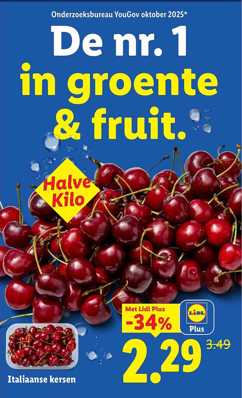 Italiaanse kersen Halve Kilo