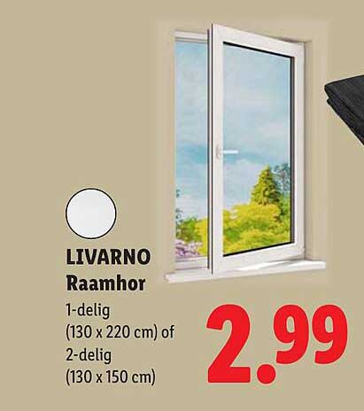 LIVARNO Raamhor 1-delig (130 x 220 cm) of 2-delig (130 x 150 cm)