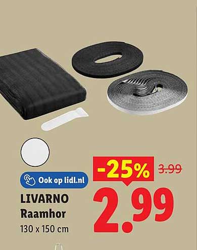 LIVARNO Raamhor 130 x 150 cm -25%