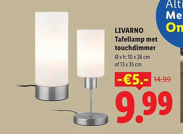 LIVARNO Tafellamp met touchdimmer