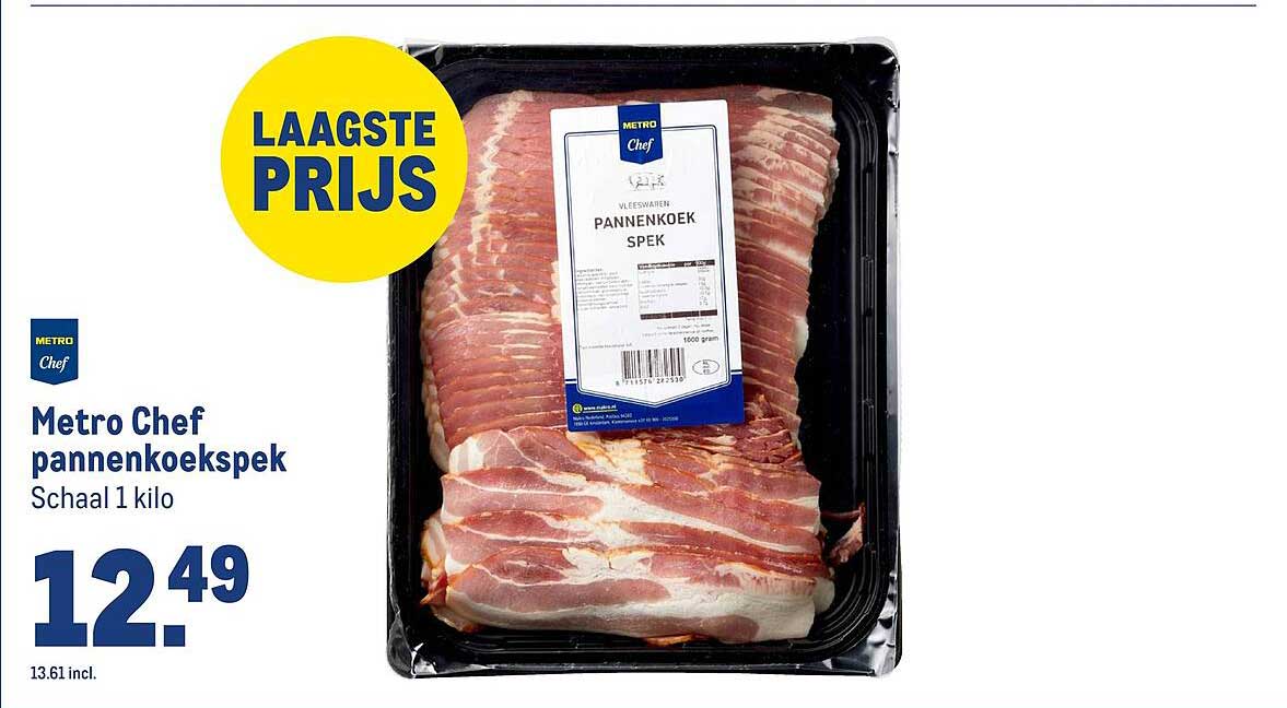 Metro Chef pannenkoekspek