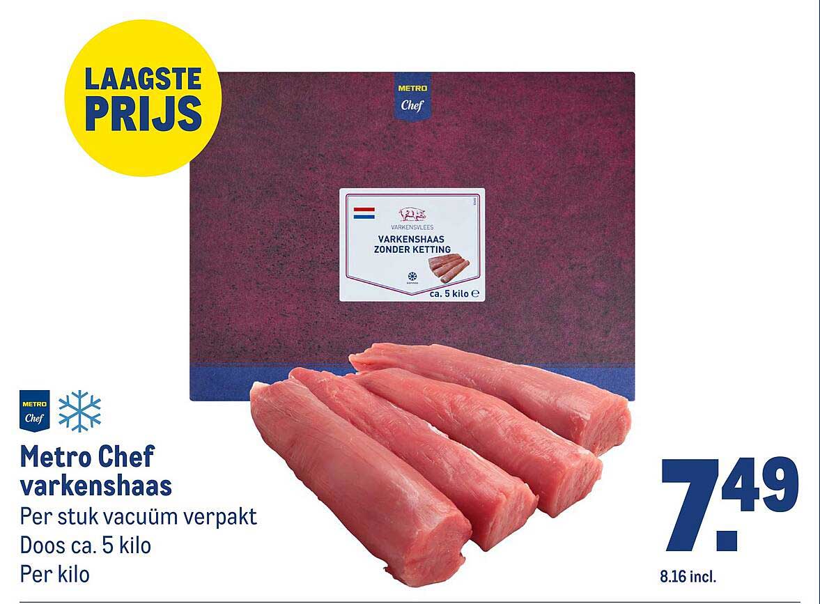 Metro Chef varkenshaas