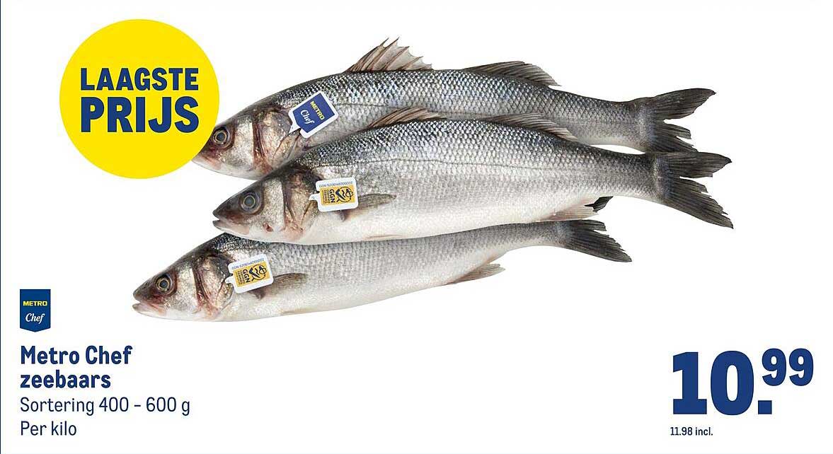 Metro Chef zeebaars