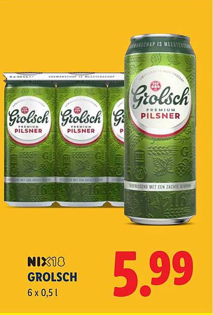 MIX18 Grolsch 6 x 0,5 l