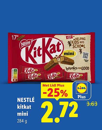 NESTLÉ kitkat mini 284 g