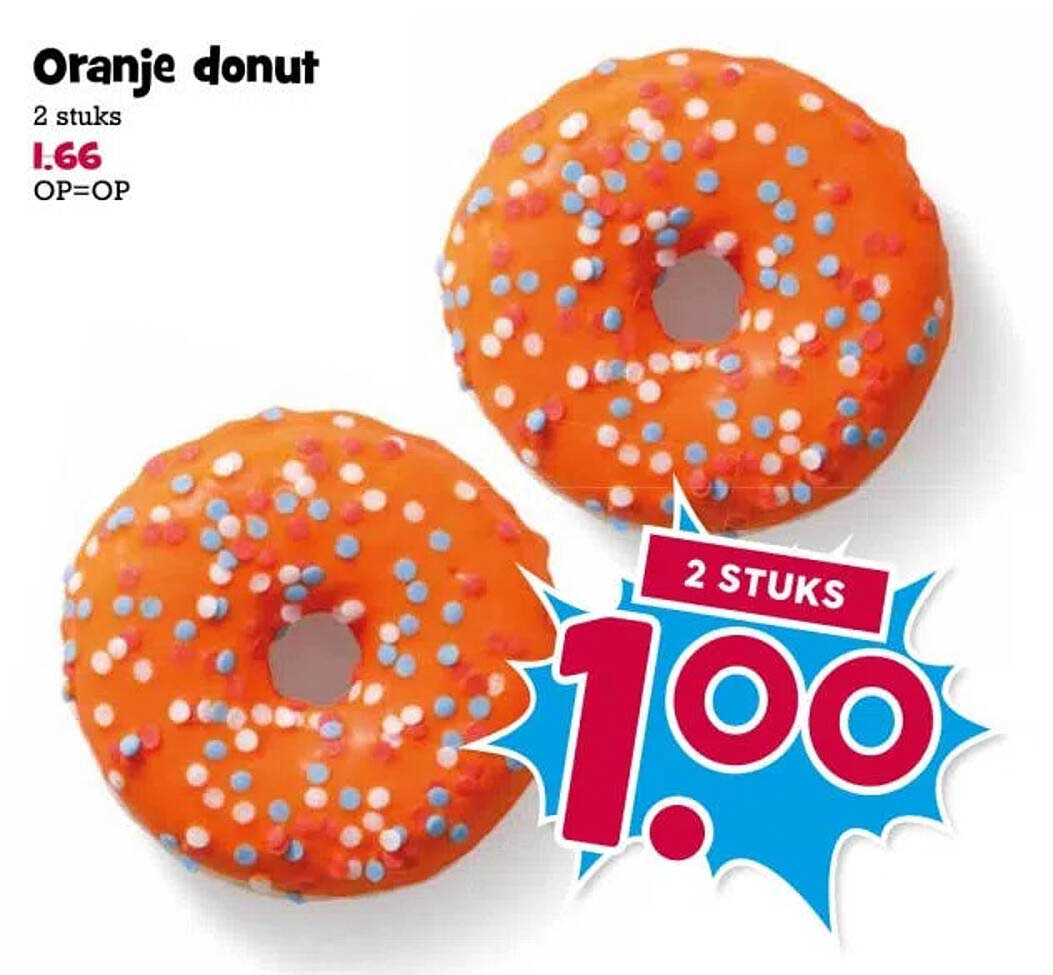 Oranje donut