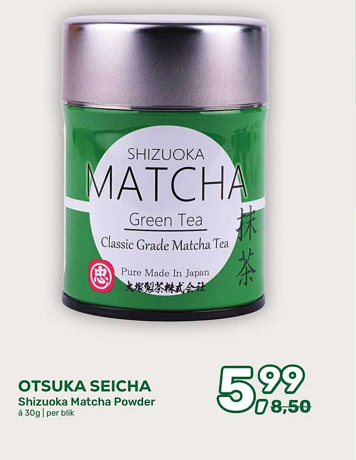OTSUKA SEICHA Shizuoka Matcha Powder á 30g | per blik