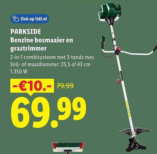 PARKSIDE Benzine bosmaaier en grastrimmer