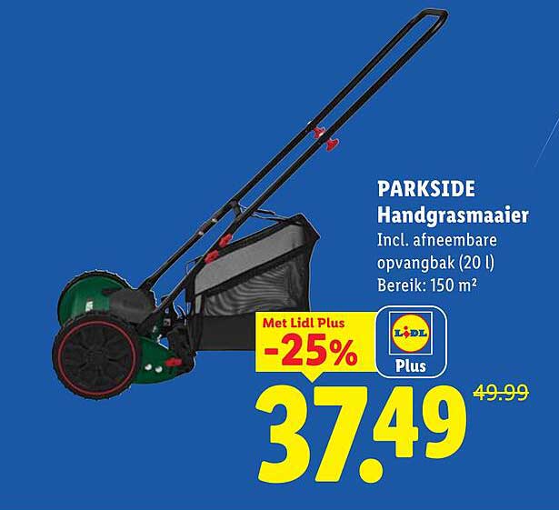 PARKSIDE Handgrasmaaier Met Lidl Plus -25%