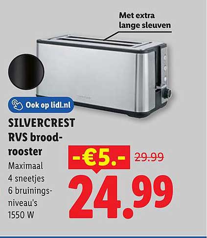 SILVERCREST RVS broodrooster