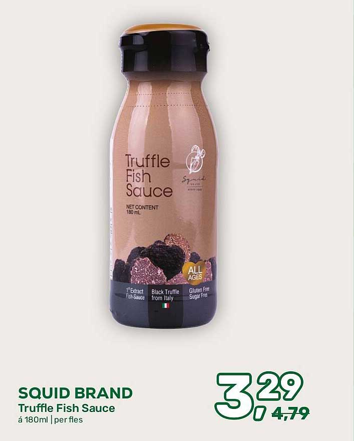 SQUID BRAND Truffle Fish Sauce à 180ml | per fles